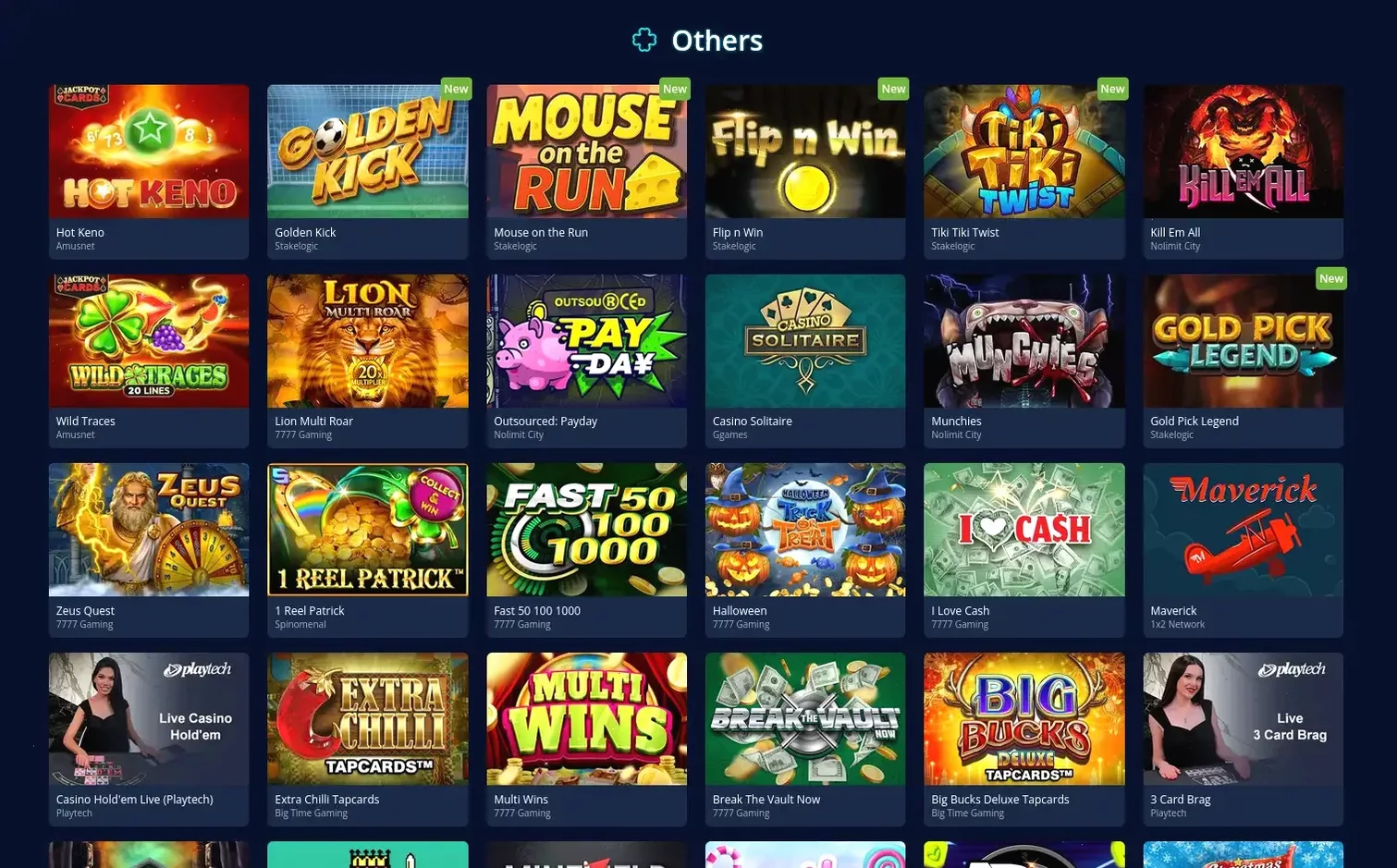 Игровой интерфейс онлайн казино Велвура